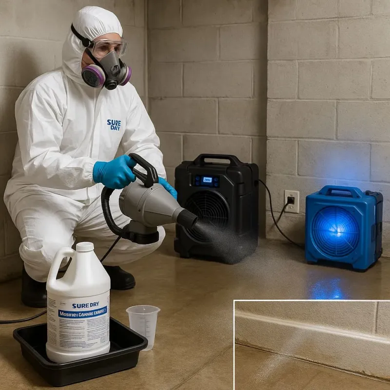Sanitization and Odor Removal process in Veazie, ME